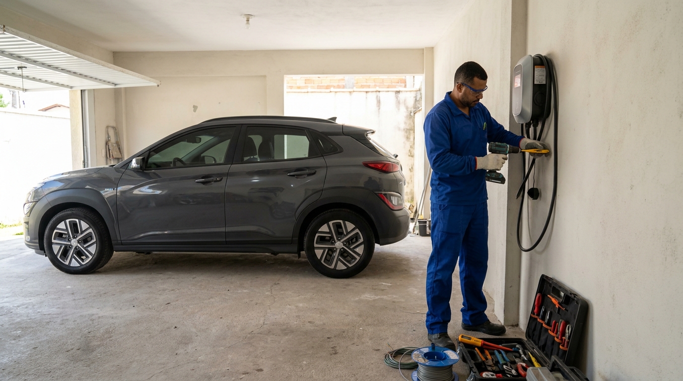 Instalação de Carregador de Carro Elétrico perto de mim em Canoas‑RS